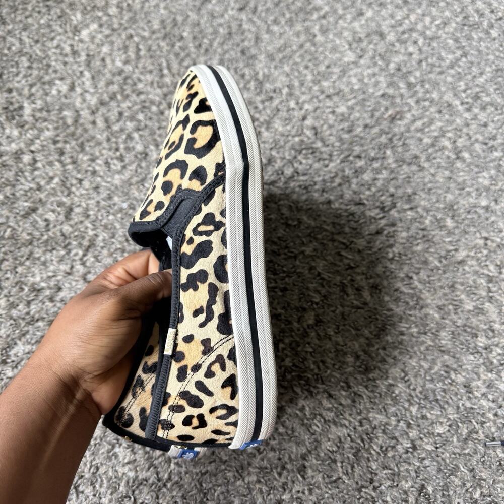 Keds For Kate Spade Womens calf Hair Leopard Print Fashion Sneakers Shoe 11 - Picture 5 of 7